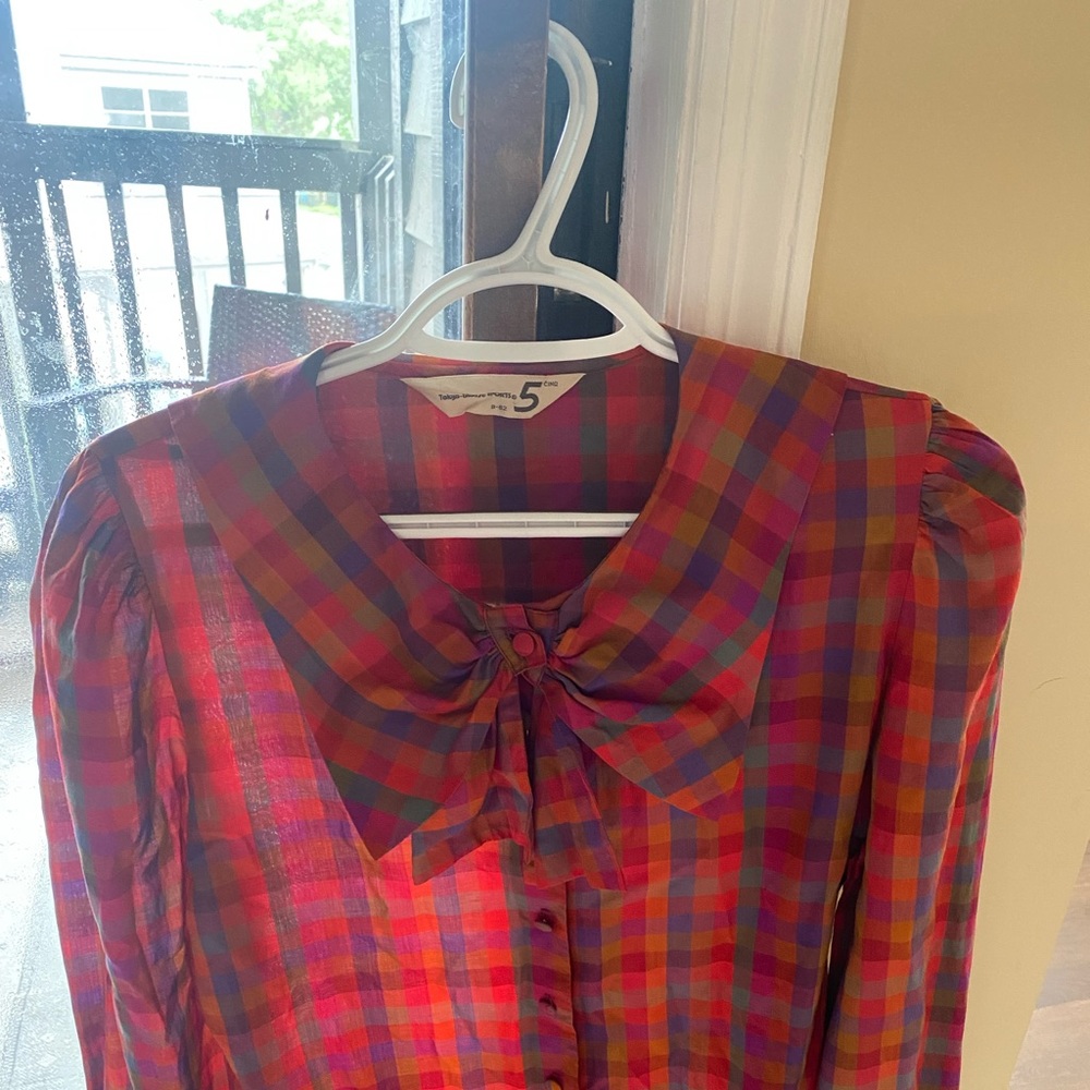 Vintage Japanese Tokyo Blouse with Buttons
